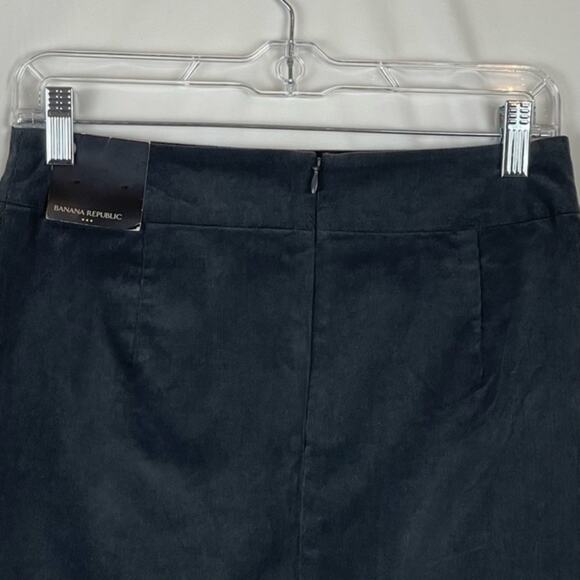 Banana Republic Lightweight Gray Corduroy Academia Mini Skirt NWT Size 0 - Picture 3 of 11